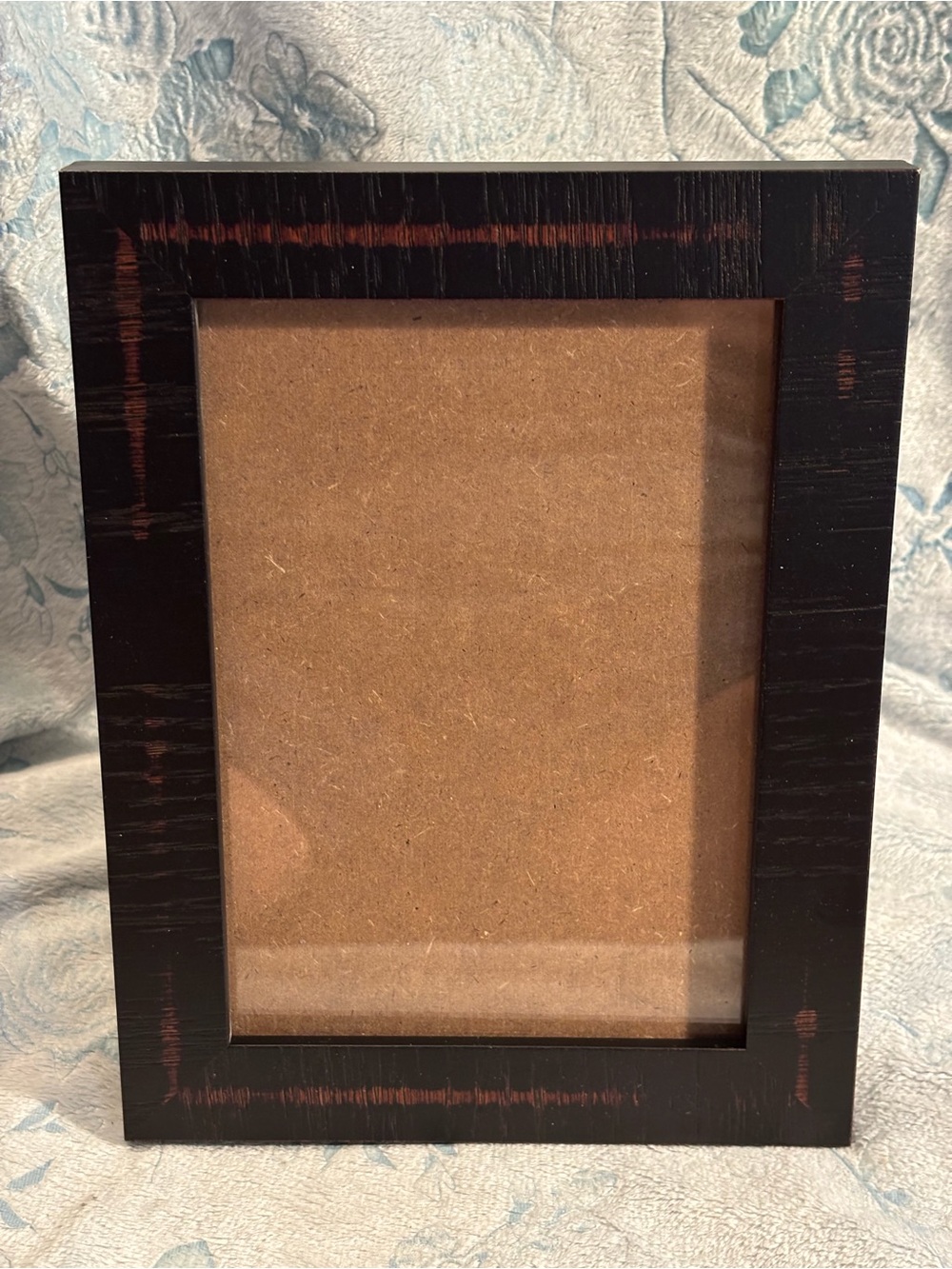 Classic Distressed Black Wood Photo Frame - Unbranded